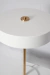 lampara Mesa Metal Blanco Bronce Led Acopla Alta CB - comprar online