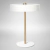Lampara Mesa Negra Bronce Led Metal Acopla Alta CB - Luminaires