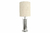 Lampara De Mesa Geo Pantalla Arpillera Lzi - Luminaires