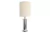 Lampara De Mesa Geo Pantalla Arpillera Lzi - Luminaires