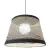 Lampara Colgante Molena Mediana Marfil Con Globo Vidrio Ng - Luminaires