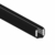 Riel de aluminio 2mt Pintado mas conector