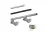 Riel de aluminio 2mt Bano mas conector - comprar online