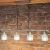 colgante de 4 luces