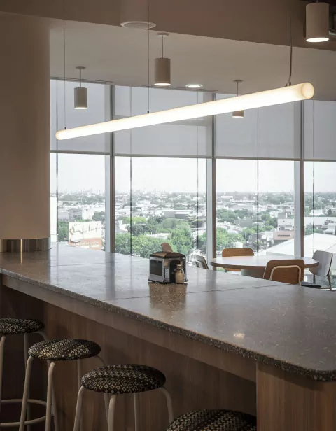 Lampara Colgante Lineal Led Tubo 120cm Puma Imdi