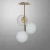 Aplique Techo 3 Luces Vertical Best Globo 10cm Wz