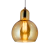 Lampara Colgante Budda M Vidrio 2 Luces Base Lineal PLG