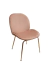 Silla Beetle Pana Base Dorada Pack 4u Tribeca - tienda online