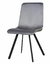Silla Comedor Cleo Pana Base Negra Pack 4u Tribeca