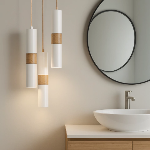 Colgante Con Detalles En Madera Petiribi Peter Chb - comprar online