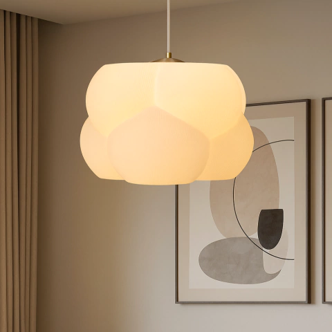 Lampara Colgante Diseno 3D Nube CHB - comprar online