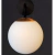 Aplique Luz Led Esfera Moderno Deco Vidrio Bubble Prf
