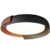 Plafon Circular D Aluminio Negro Y Madera 60cm 56w Abuya Dbr - comprar online