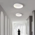 Plafon Circular Fino De Aluminio 50cm 30w Led Gaza M Dbr