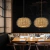 Colgante Nest 1 Luz Caña De Bambu Apto Led Deco Moderno Cie
