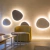 Lampara Led Gris Oscuro 60cm Simil Roca Eclipse Stone Imdi