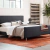 Velador De Mesa Cuzco Negro Ceramica Led Deco Moderno Cie