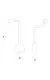 Aplique Pared Cabecera Waller Blanco Minimalista Led Incluid VK - tienda online