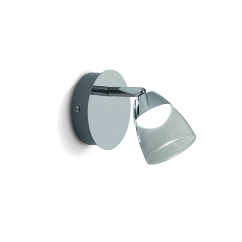 Lampara Aplique Bano Pared Techo Led 5w 1 Luz Cune Dbr