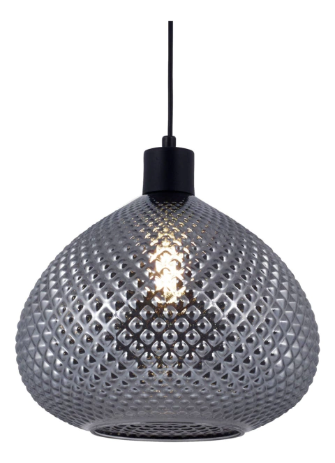 Colgante Vidrio Tallado Lampara Individual Led Kas