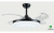 Ventilador Techo 428b Negro Palas Retractil Led Laft en internet