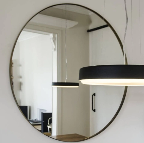 Lampara Colgante Luz Led Negro Diseño Moderno Charles Imdi