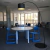 Lampara Pie Diseño Arqueada Moderna Living Negro Arco Imdi