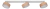 Plafon Techo Living Dormitorio Benny 3 Luces Madera Led Vg