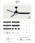 Ventilador Techo 3 Palas Negro Con Led 382b Control Laft en internet