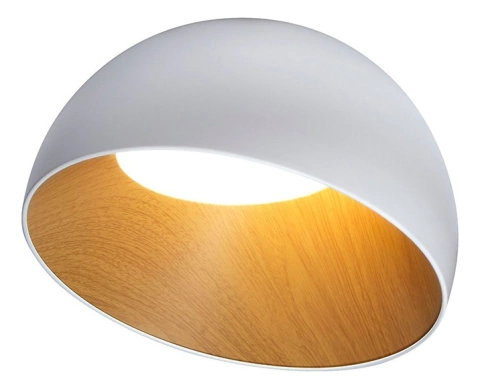 Plafon Led London Big 42w Dimerizable Inclinado Madera Puro