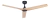 Ventilador Techo Madera Clara 530c Cont Remoto Laft