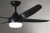 Ventilador De Techo Negro Con Led 432b Control Remoto Laft - comprar online