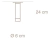 Plafon Spot Led Diseño Moderno Cilindro Blanco Cavia Imdi - tienda online