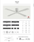 Ventilador De Techo 4 Palas Blanco 452a Control Remoto Laft en internet