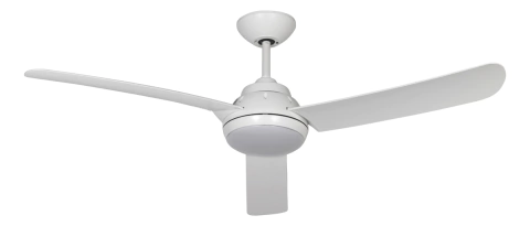 Ventilador De Techo 3 Palas Blanco Con Led 382a Control Laft