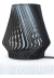 Lámpara Mesa Dormitorio Madera Negro Led Salamanca LMN - comprar online