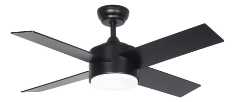 Ventilador De Techo Negro 441b Led 24w Control Remoto Laft