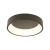 Plafon Aplique Vegan Xl 60w Negro Dimerizable Led Smart Cie - comprar online