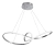 Colgante Led 60w Cromo Dimer New Infinit Deco Moderno Puro