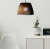 Lampara Madera Led Living Negra Colgante Marruecos Lammin
