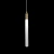 Colgante Led Tubo Lolo Vidrio Con Metal Diseno Moderno Ng