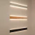 Aplique Led Lineal 90cm Madera Indirecto Diseno Lito Ng