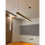 Colgante Lineal Lito 200 Cm Led Diseno Madera Ng en internet