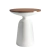 Mesa Auxiliar Balflor Tapa Madera Ogao - Luminaires