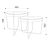 Mesa Parker Base Pintada Bandeja Color Ogao - comprar online