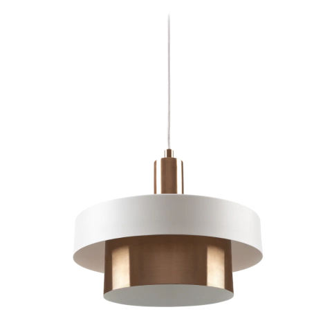 Colgante Lampara Blanco Bronce Oro Led Mate Cocina Led Ge1 - comprar online