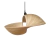 Colgante Bambu Bamboo 48x40cm Con Resina Natural Completa GRS
