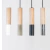 Imagen de Lampara Colgante Madera Nordico Cobre Luz Led Tokyo Manfroni