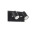 Aplique 2 Dicroicas Direccionable Negro Led Moderno Kas