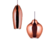 Lampara Colgante Vicente Jacinta Vidrio 5 Luces Base Lineal PLG - comprar online
